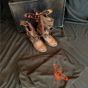 Freebird Brown Leather Boots